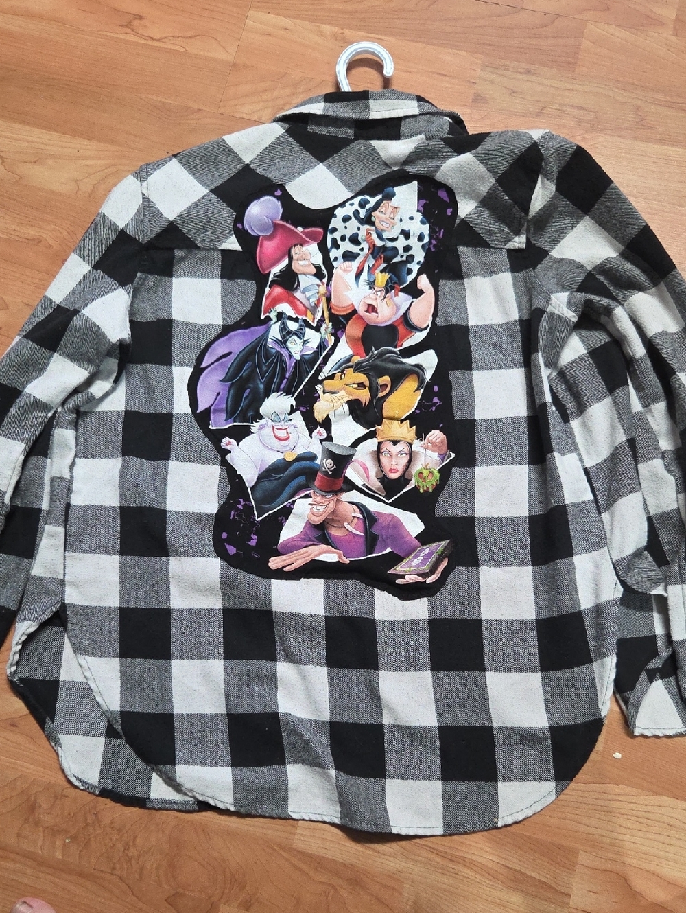 Disney villains flannel shirt